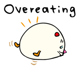 Ribbon egg girl. sticker #5852231