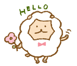 Maytaro of a sheep. sticker #5853210