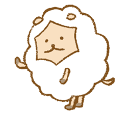 Maytaro of a sheep. sticker #5853211