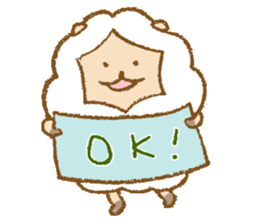 Maytaro of a sheep. sticker #5853212