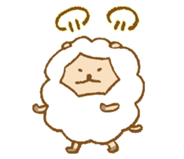Maytaro of a sheep. sticker #5853218
