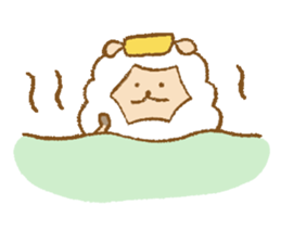 Maytaro of a sheep. sticker #5853221