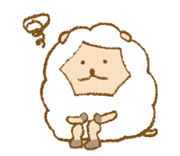 Maytaro of a sheep. sticker #5853222