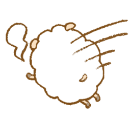 Maytaro of a sheep. sticker #5853223