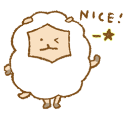 Maytaro of a sheep. sticker #5853224