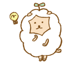 Maytaro of a sheep. sticker #5853233