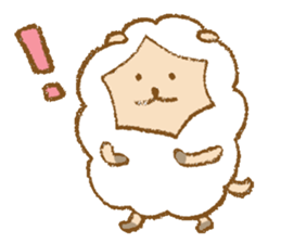 Maytaro of a sheep. sticker #5853235