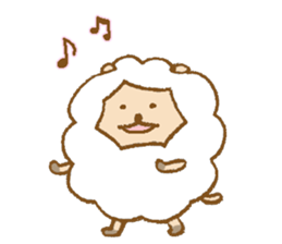 Maytaro of a sheep. sticker #5853236