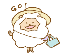 Maytaro of a sheep. sticker #5853237