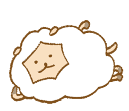 Maytaro of a sheep. sticker #5853239