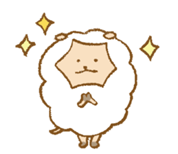 Maytaro of a sheep. sticker #5853240