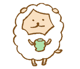 Maytaro of a sheep. sticker #5853241
