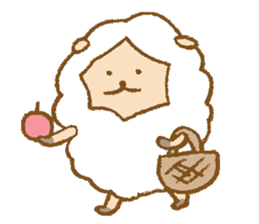 Maytaro of a sheep. sticker #5853242