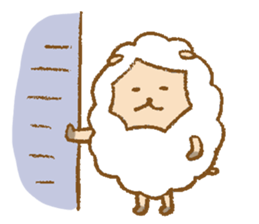 Maytaro of a sheep. sticker #5853243