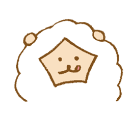 Maytaro of a sheep. sticker #5853248