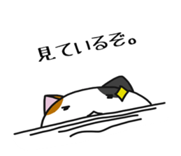 Surreal tortoiseshell cat sticker #5853605