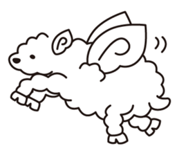 sometimes, feather sticker #5853972