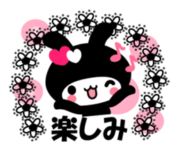 Black Rabbit "Usagi chan" talk ver3. sticker #5854259