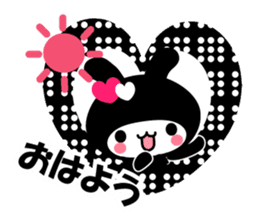 Black Rabbit "Usagi chan" talk ver3. sticker #5854271