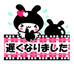 Black Rabbit "Usagi chan" talk ver3. sticker #5854282