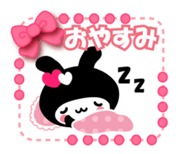 Black Rabbit "Usagi chan" talk ver3. sticker #5854288