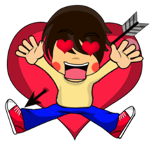 Naughty youngster sticker #5854579