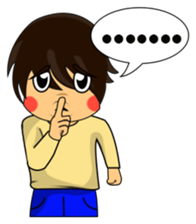 Naughty youngster sticker #5854590