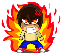 Naughty youngster sticker #5854598