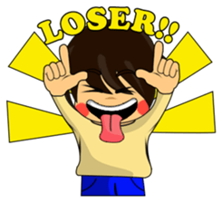 Naughty youngster sticker #5854605