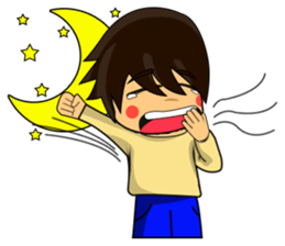 Naughty youngster sticker #5854606