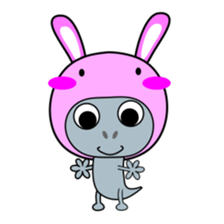 Hello.  I am a small gecko. sticker #5854931