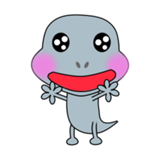 Hello.  I am a small gecko. sticker #5854932