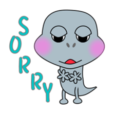 Hello.  I am a small gecko. sticker #5854936