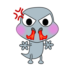 Hello.  I am a small gecko. sticker #5854938