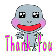 Hello.  I am a small gecko. sticker #5854939
