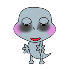 Hello.  I am a small gecko. sticker #5854940