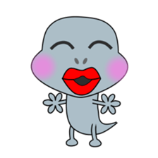 Hello.  I am a small gecko. sticker #5854941