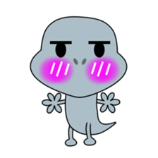 Hello.  I am a small gecko. sticker #5854942