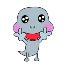 Hello.  I am a small gecko. sticker #5854947