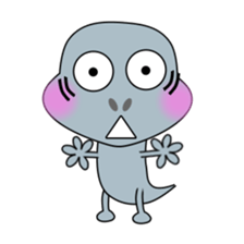 Hello.  I am a small gecko. sticker #5854948