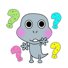 Hello.  I am a small gecko. sticker #5854950