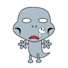 Hello.  I am a small gecko. sticker #5854951