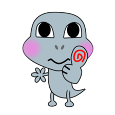 Hello.  I am a small gecko. sticker #5854952