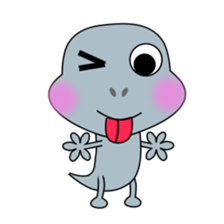 Hello.  I am a small gecko. sticker #5854954