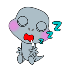 Hello.  I am a small gecko. sticker #5854956