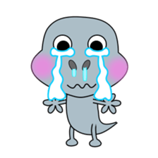 Hello.  I am a small gecko. sticker #5854957