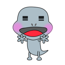 Hello.  I am a small gecko. sticker #5854960