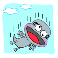 Hello.  I am a small gecko. sticker #5854961