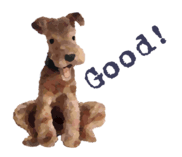 Lovely terrier Browny sticker #5855010