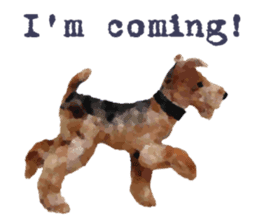 Lovely terrier Browny sticker #5855015